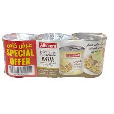 AL HAMRA SWEETEND MILK 370 GM