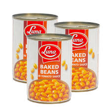 LUNA BAKED BEANS IN TOMATO SAUCE 380G