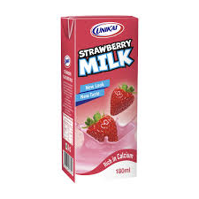 UNIKAI STRAWBERY MILK 180ML LONG LIFE