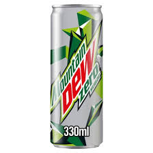 MOUNTAIN DEW CAN ZERO SUGAR330ML