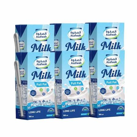 ASAFWAH MILK FULL FAT 24X180
